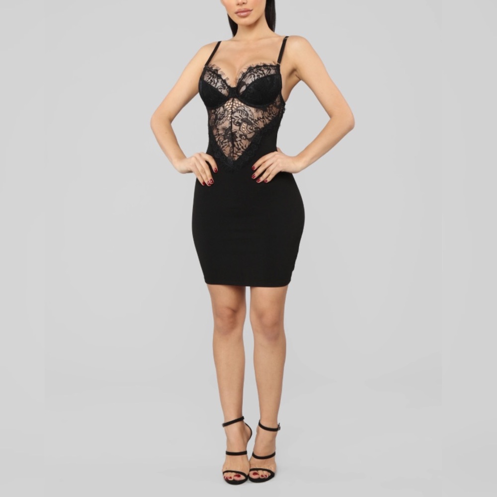 Feelings With You Lace Mini Dress - Burgundy - Picture 12 of 12